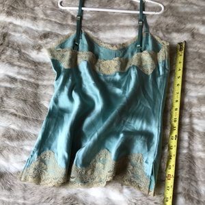 Beautiful Silky Satin Lace Tank